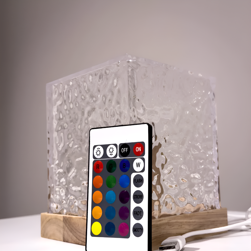 Light LED Projector Color Cube Room Lamp
