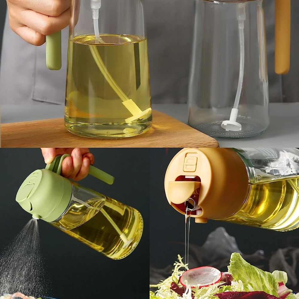 Oil Sprayer Glass Oil Dispenser Kitchen