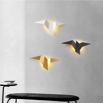 Origami Wall Lamp Unique Modern Indoor LED