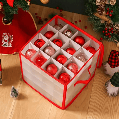 Ornament Storage Box Clear Plastic Christmas