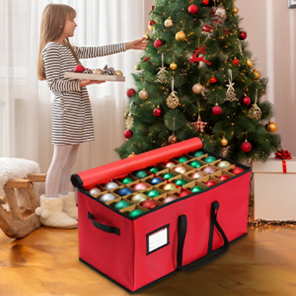 Christmas Ornament Storage Bag Stackable
