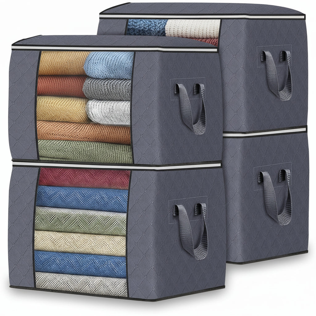 Storage Bags Fabric Organizer Foldable Large