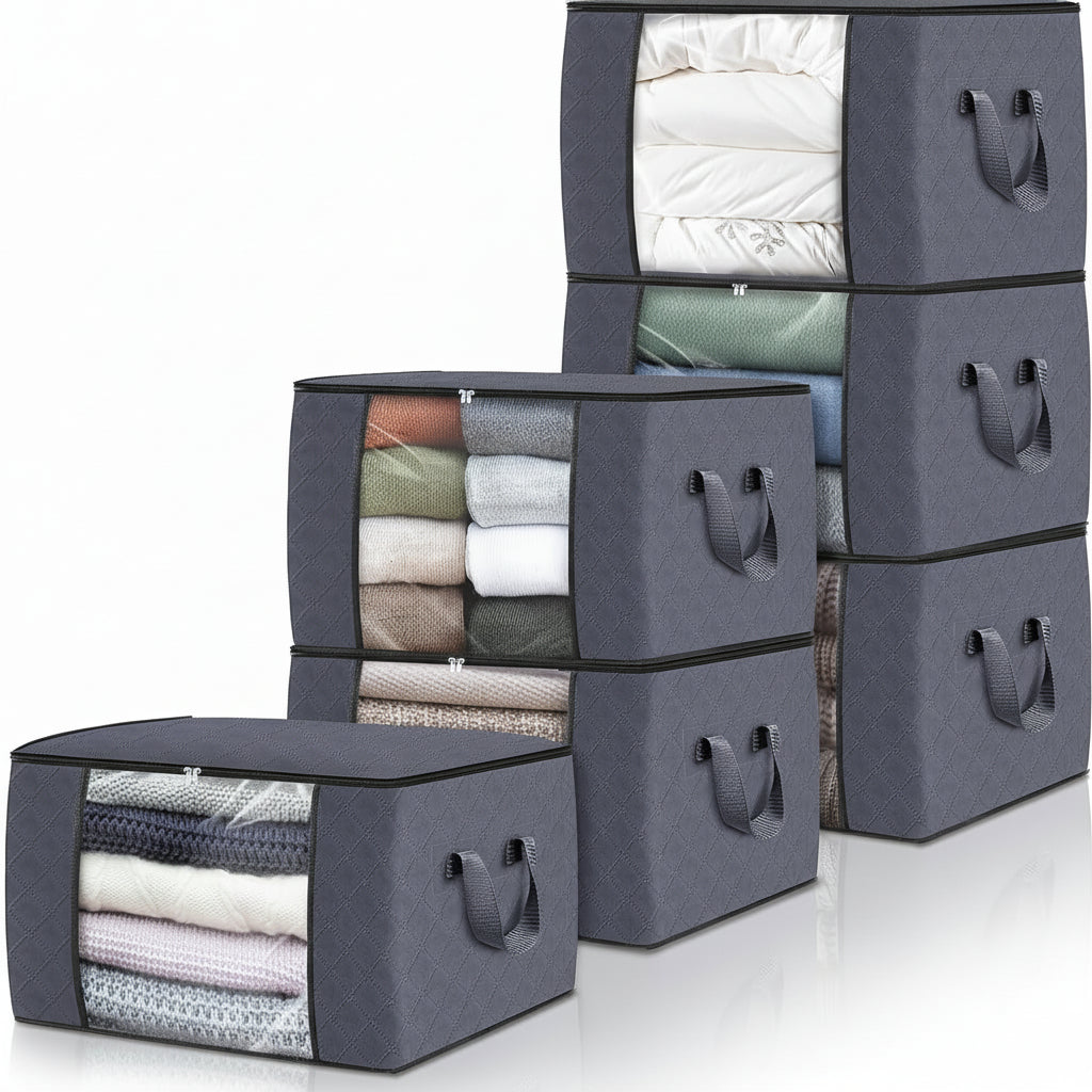 Storage Bags Fabric Organizer Foldable Large
