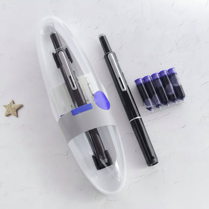 Fountain Pen Retractable Stainless Steel