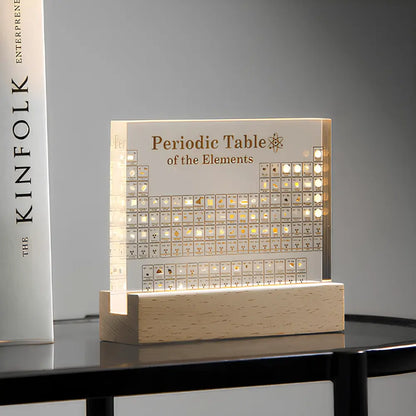 Periodic Table Acrylic Display Real Elements