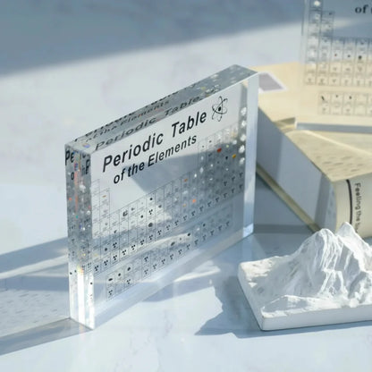 Periodic Table Acrylic Display Real Elements