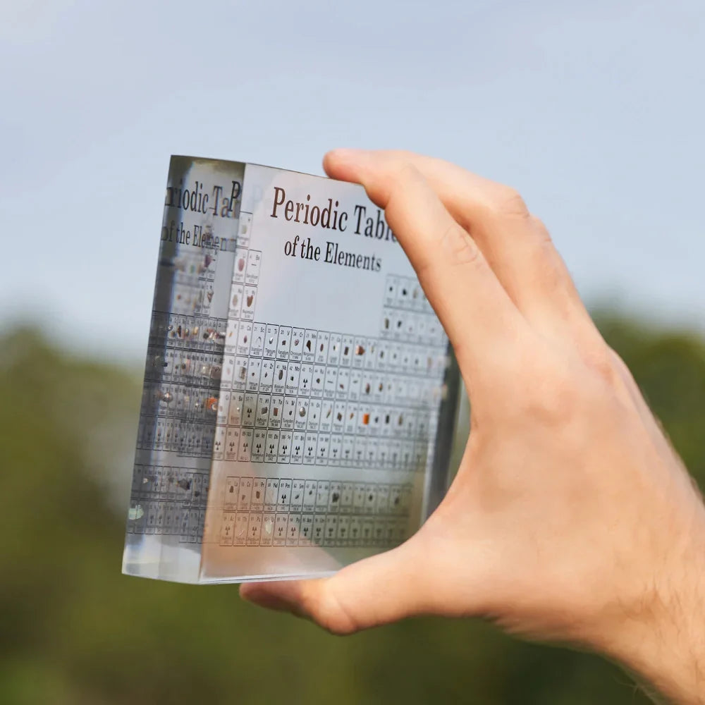 Periodic Table Acrylic Display Real Elements