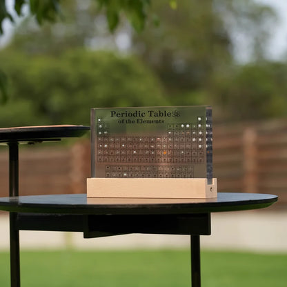 Periodic Table Acrylic Display Real Elements