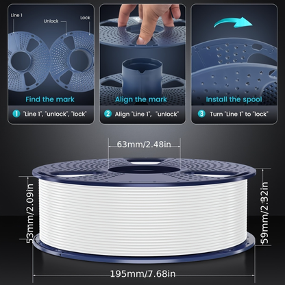 3D Printer Filament PETG Plastic Spool