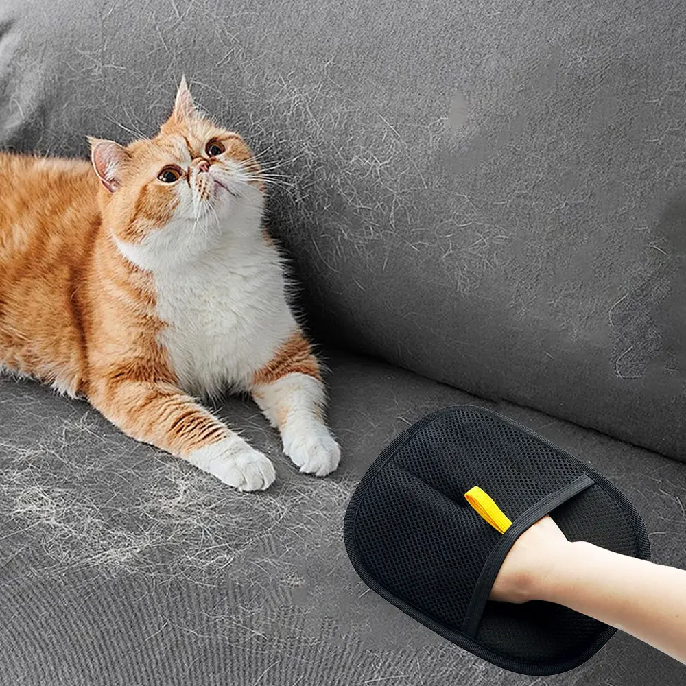 Pet Hair Remover Glove Furniture Clothing