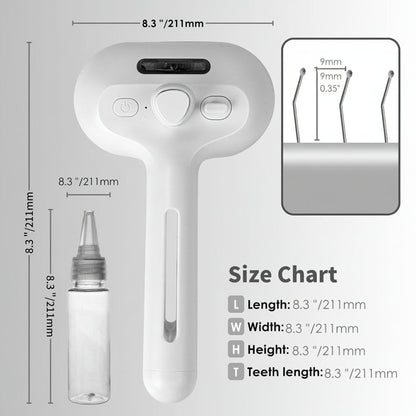 Pet Grooming Brush Self Cleaning Silicone