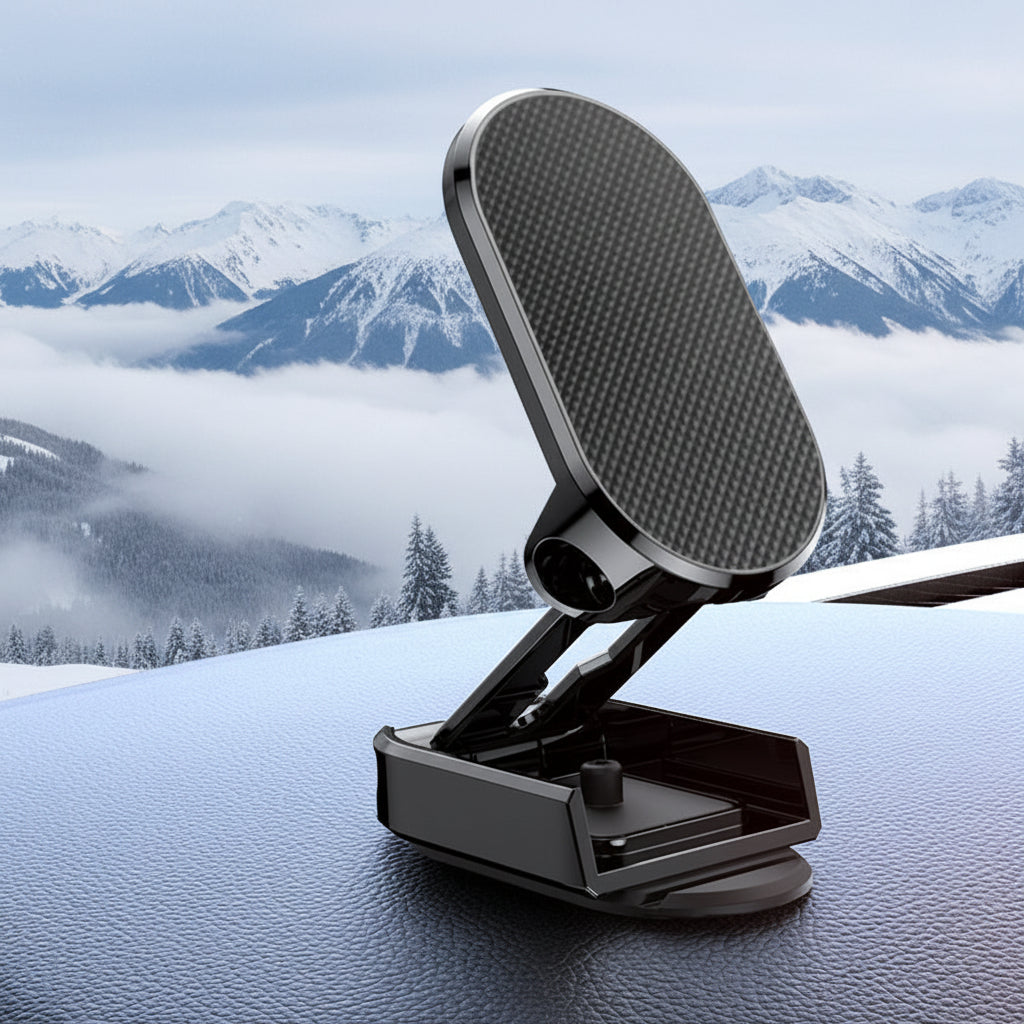 Car Phone Mount Magnetic Dashboard Foldable
