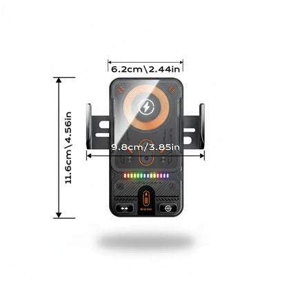 Phone Holder Wireless Charging Car Mount