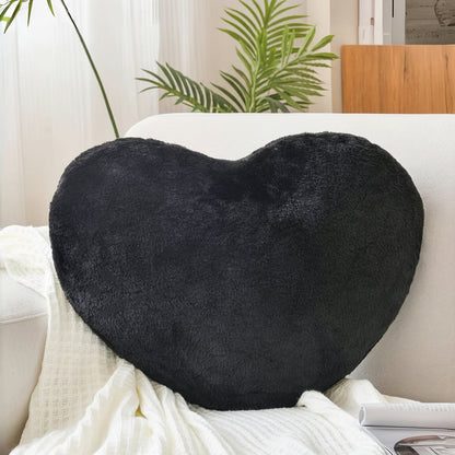 Throw Pillow Heart Shaped Plush Decorative