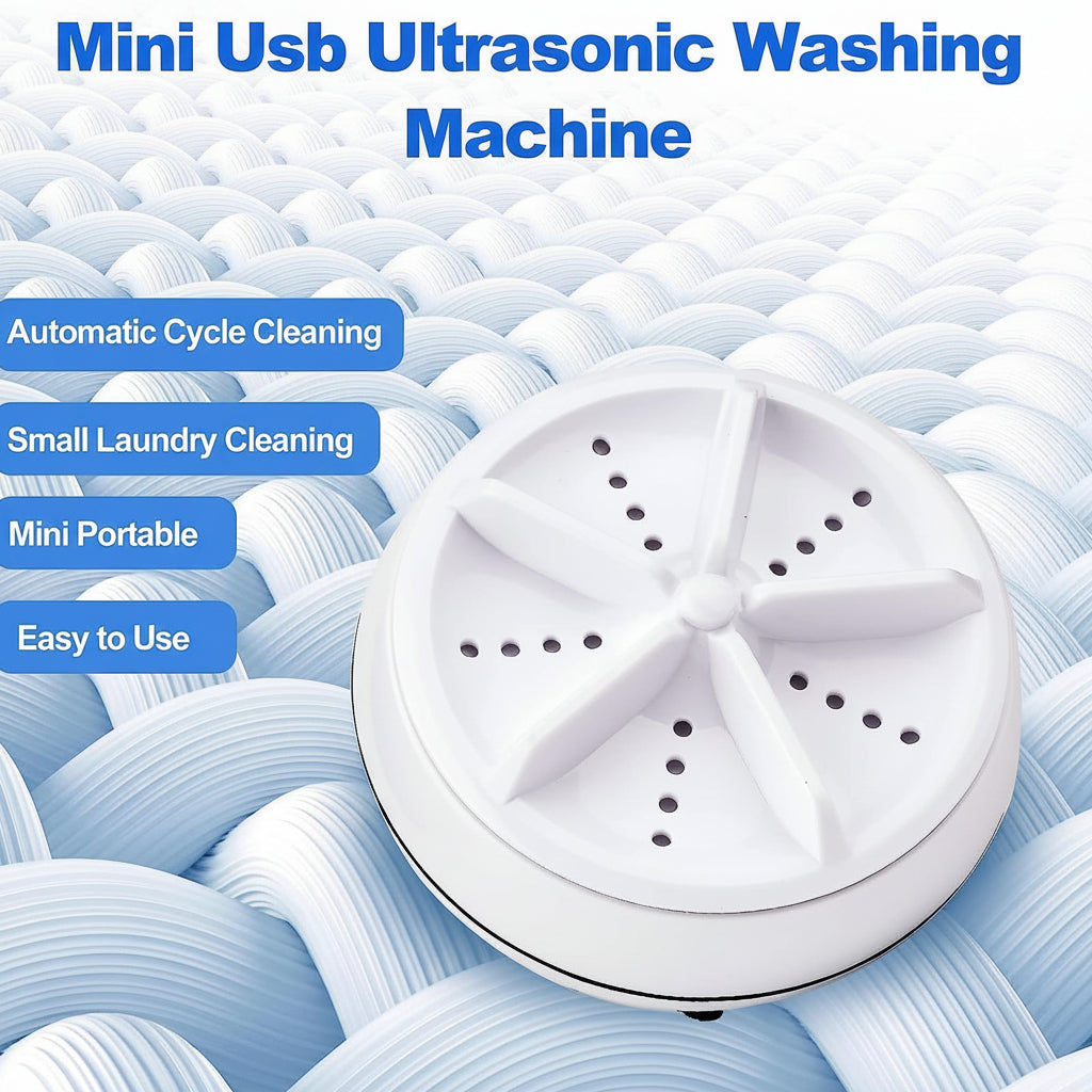 Mini Washing Machine Portable USB Ultrasonic