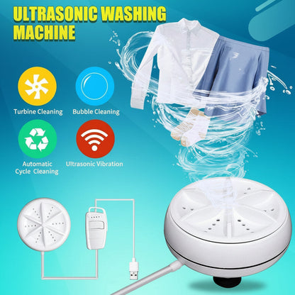 Mini Washing Machine Portable USB Ultrasonic
