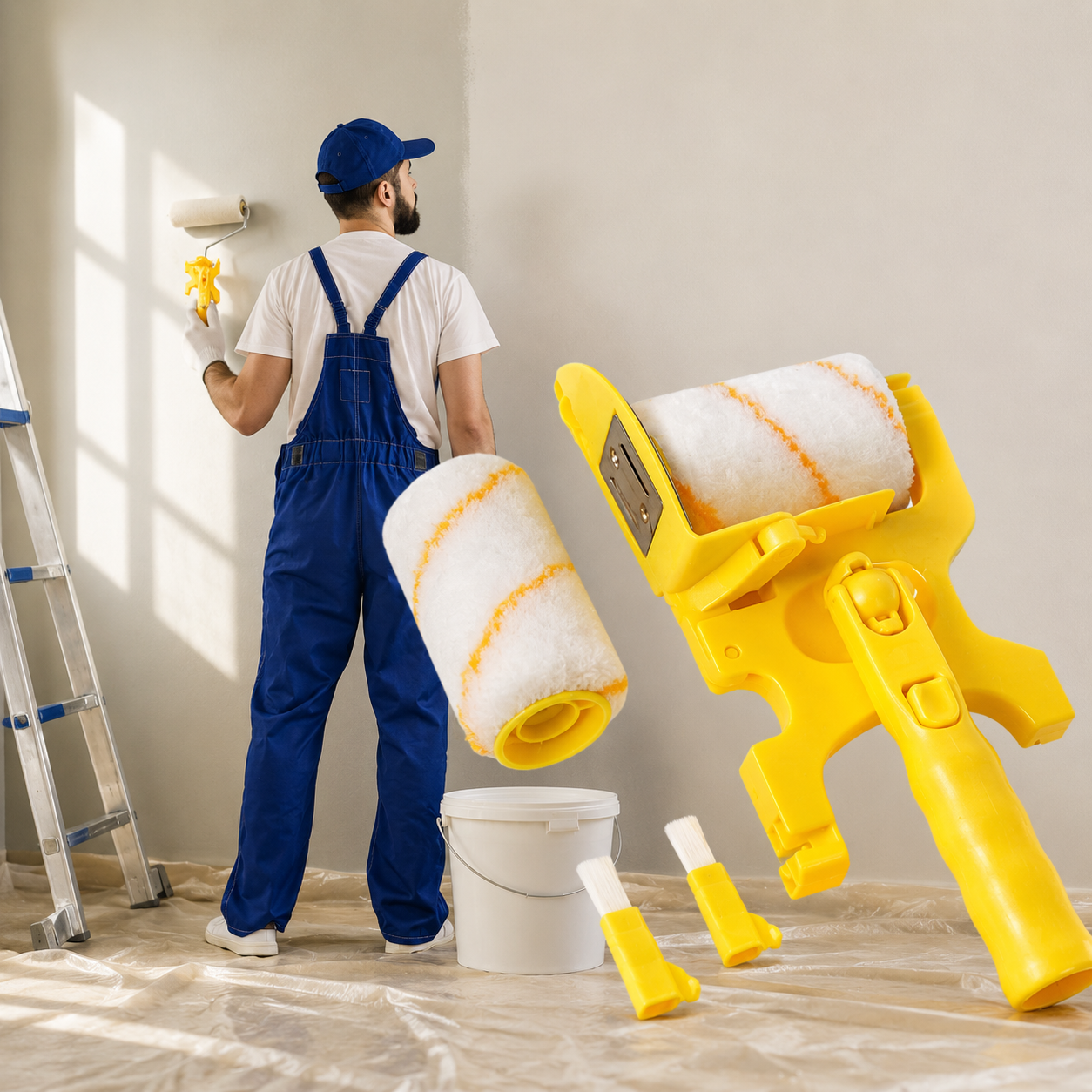 Paint Precision Roller Brush Textured Cover