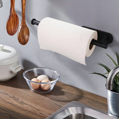 Paper Towel Holder Under Cabinet Black