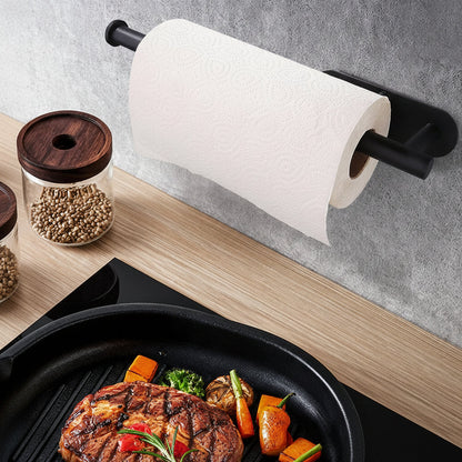 Paper Towel Holder Under Cabinet Black