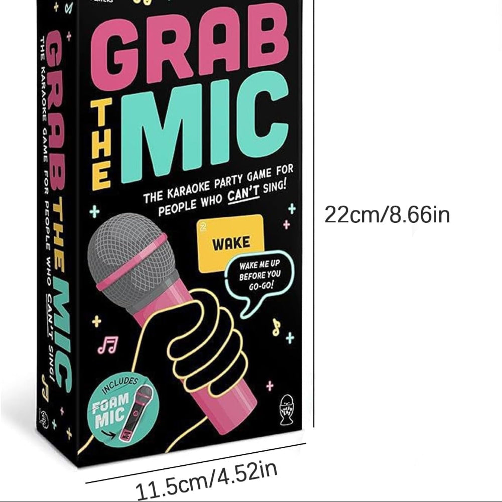 Party Game Karaoke Card Microphone Singing