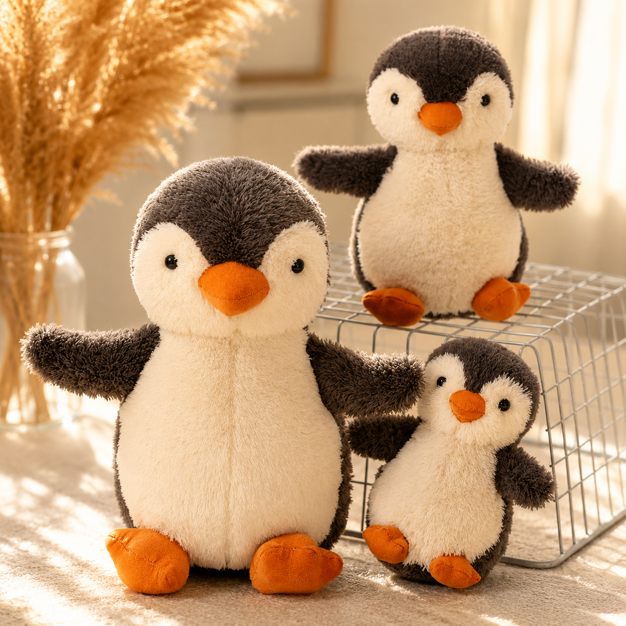 Penguin Plush Toy Soft Stuffed Animal Sleep