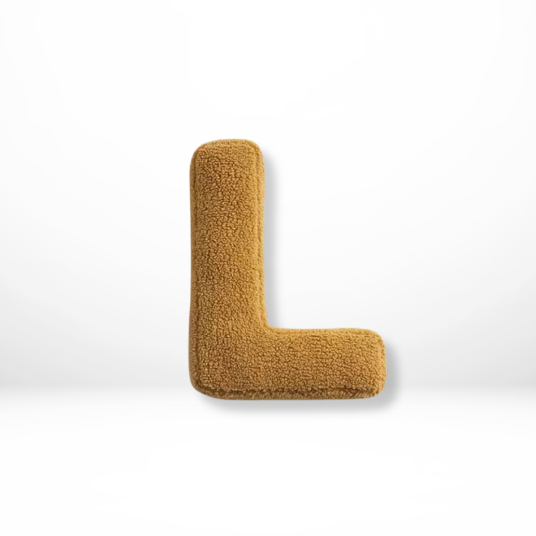 Pillow Alphabet Letter Decorative Throw