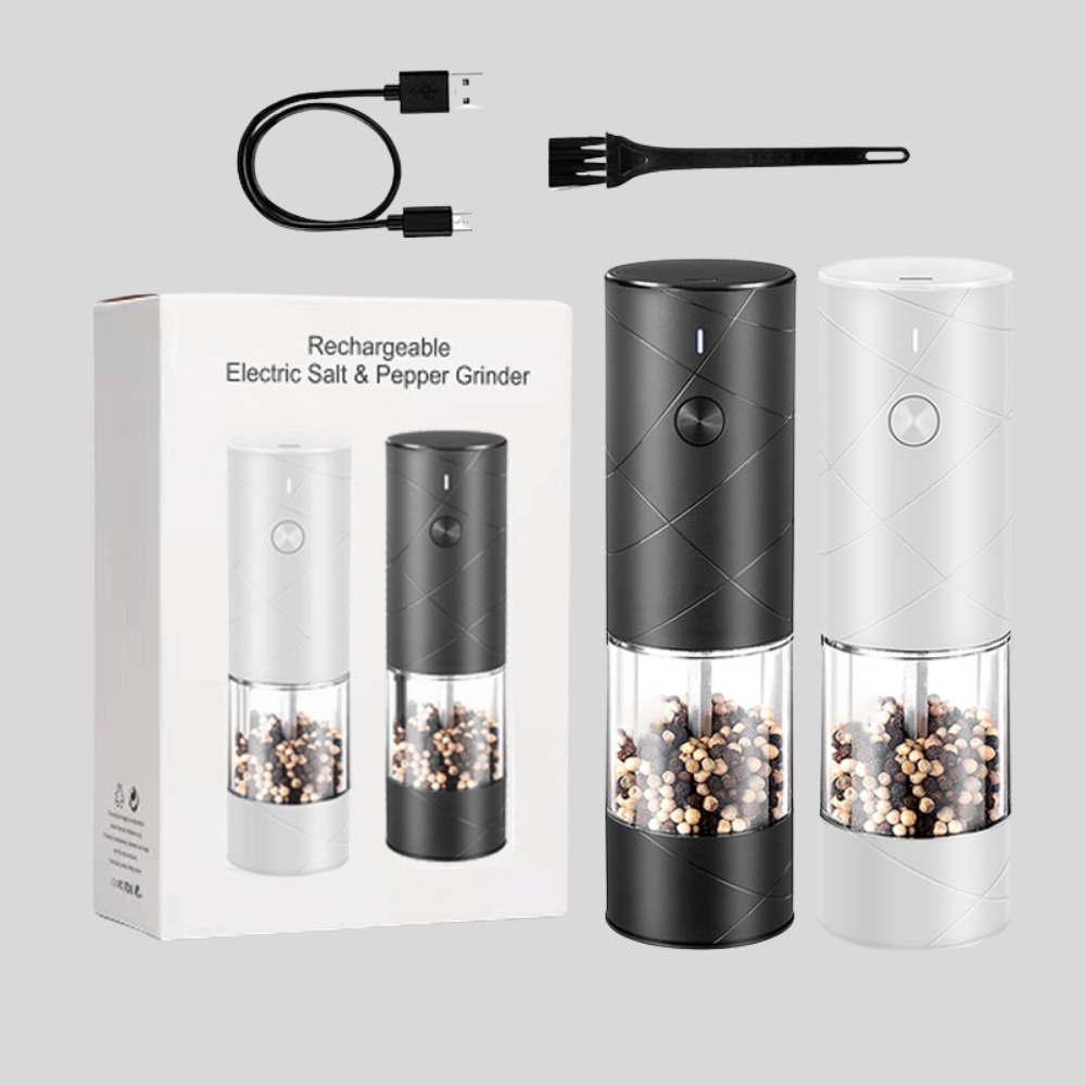 Salt Pepper Grinder Electric Rechargeable