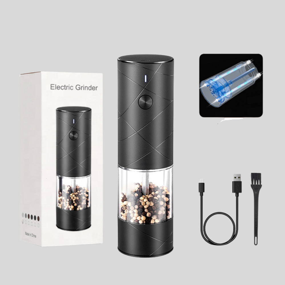 Salt Pepper Grinder Electric Rechargeable