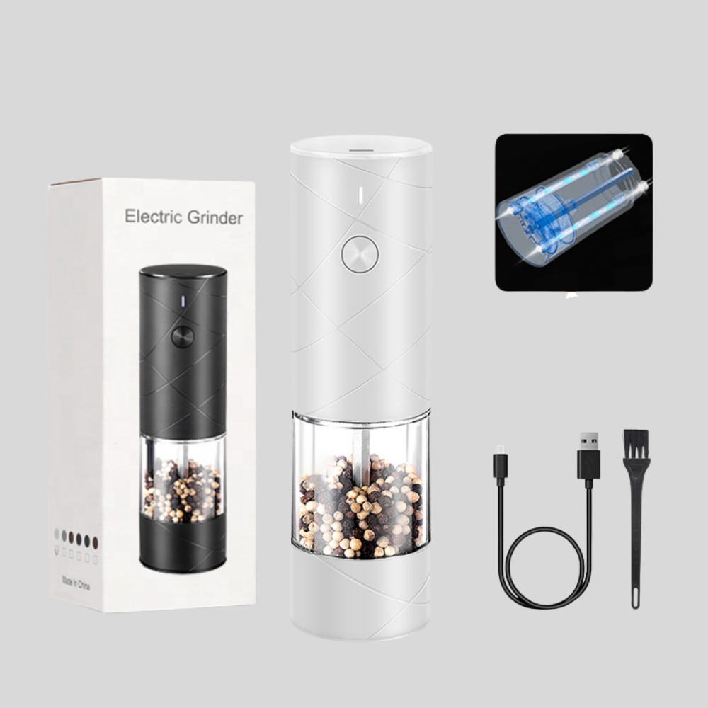 Salt Pepper Grinder Electric Rechargeable