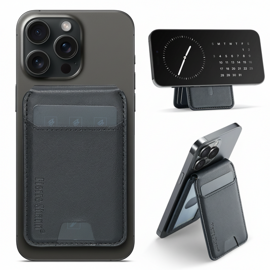 Phone Wallet Magnetic Stand Find My Tracking