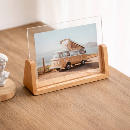 Photo Frame Acrylic Tabletop Display Solid