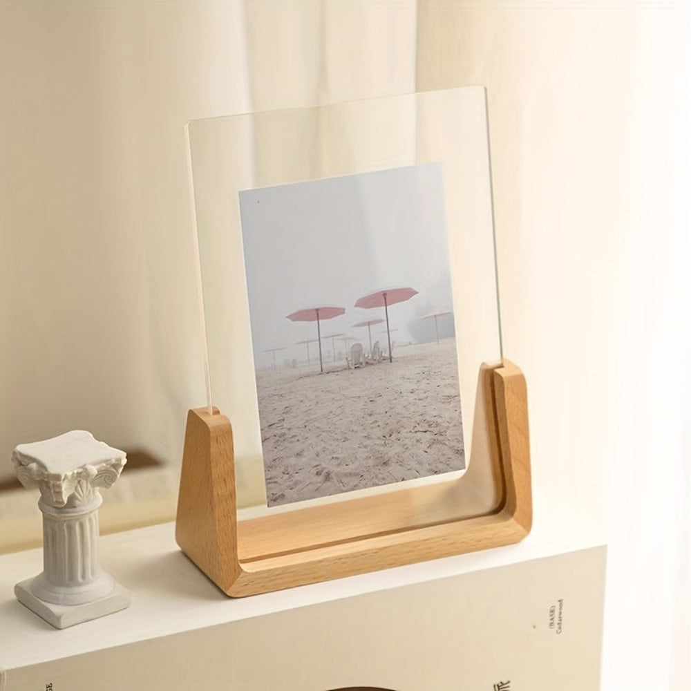 Photo Frame Acrylic Tabletop Display Solid