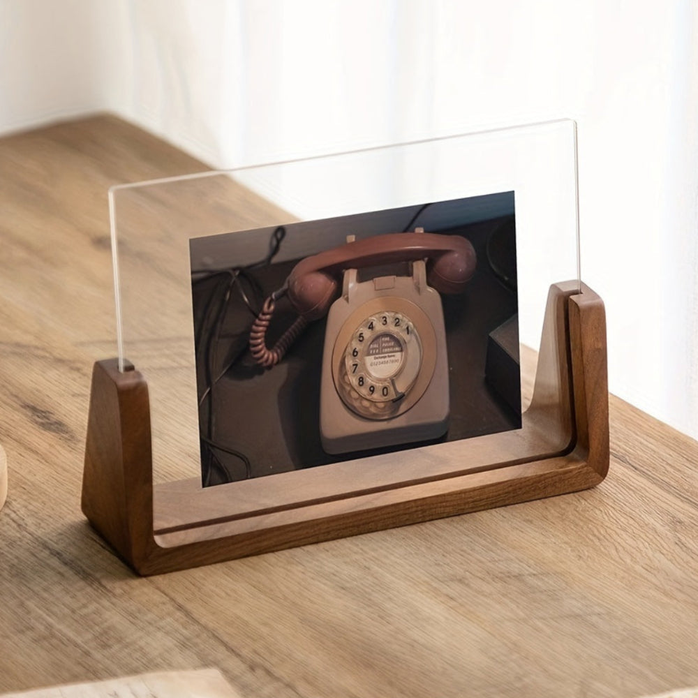 Photo Frame Acrylic Tabletop Display Solid