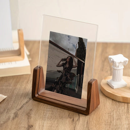Photo Frame Acrylic Tabletop Display Solid