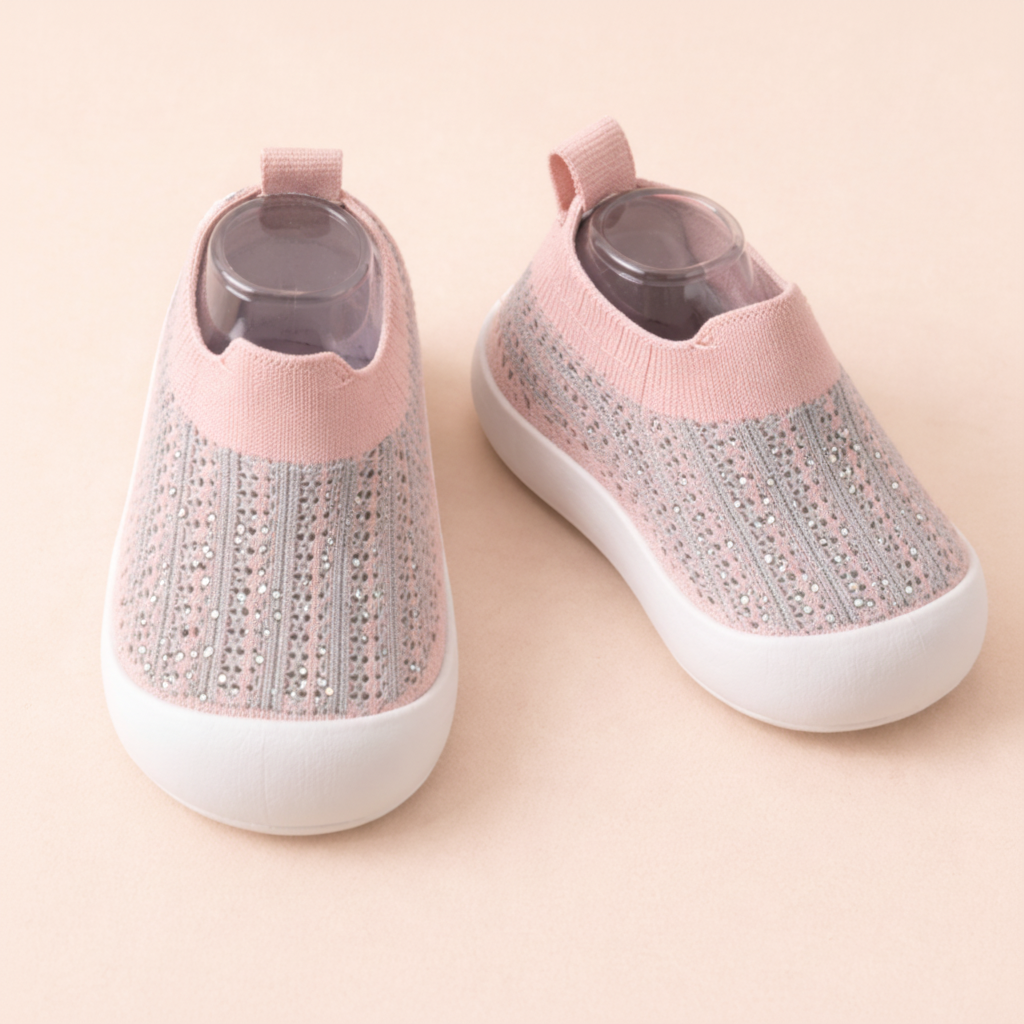 Kids Sneakers Breathable Mesh Slip On Shoes