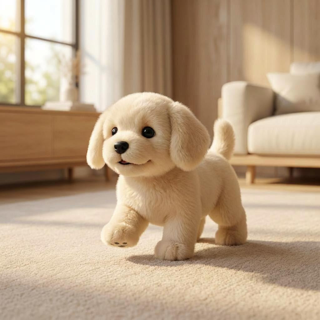Plush Toy Interactive Dog Realistic Moving