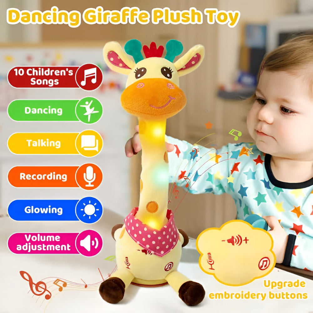 Plush Toy Interactive Singing Giraffe Kids