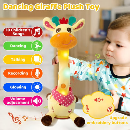 Plush Toy Interactive Singing Giraffe Kids