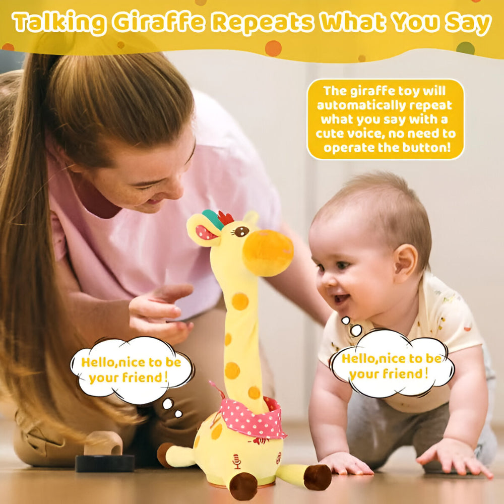 Plush Toy Interactive Singing Giraffe Kids