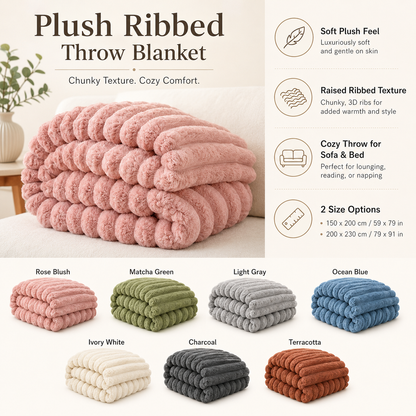 Plush Blanket Winter Soft Throw Blanket Cozy