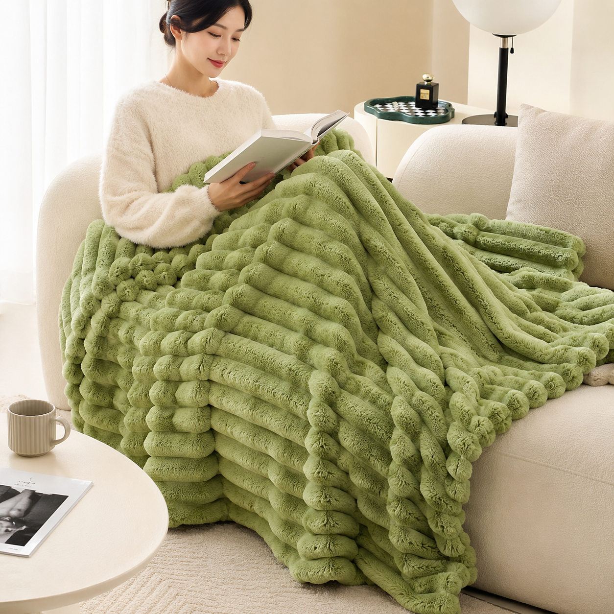 Plush Blanket Winter Soft Throw Blanket Cozy