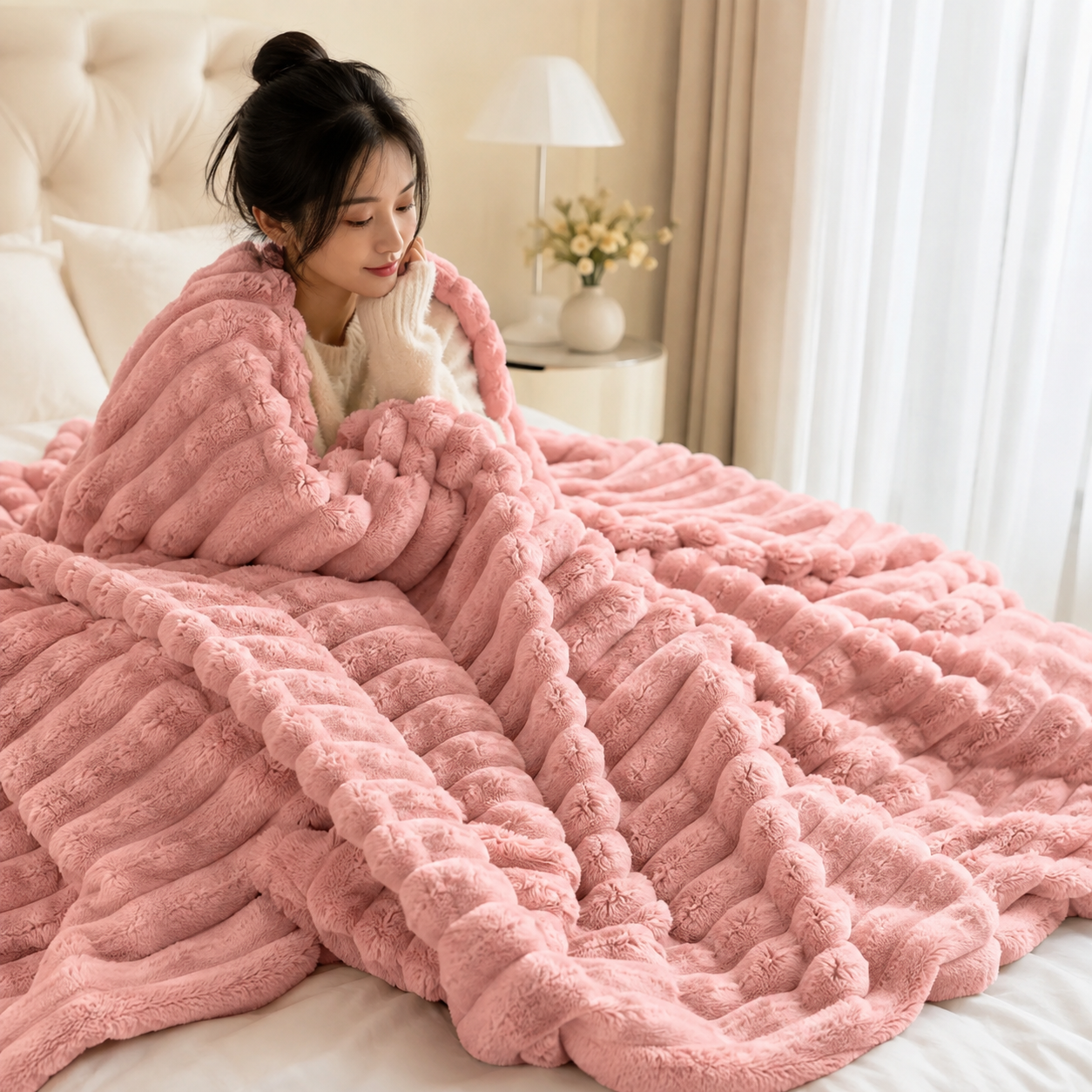 Plush Blanket Winter Soft Throw Blanket Cozy