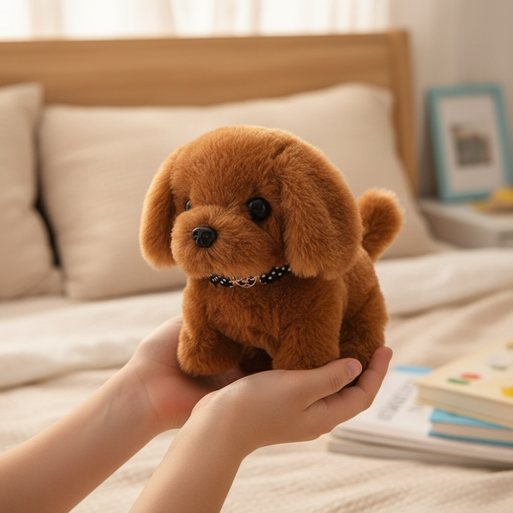 Plush Dog Toy Interactive Walking Barking