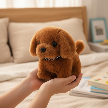 Plush Dog Toy Interactive Walking Barking