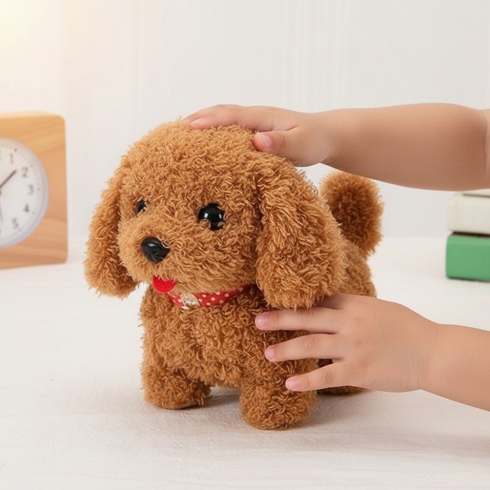 Plush Dog Toy Interactive Walking Barking