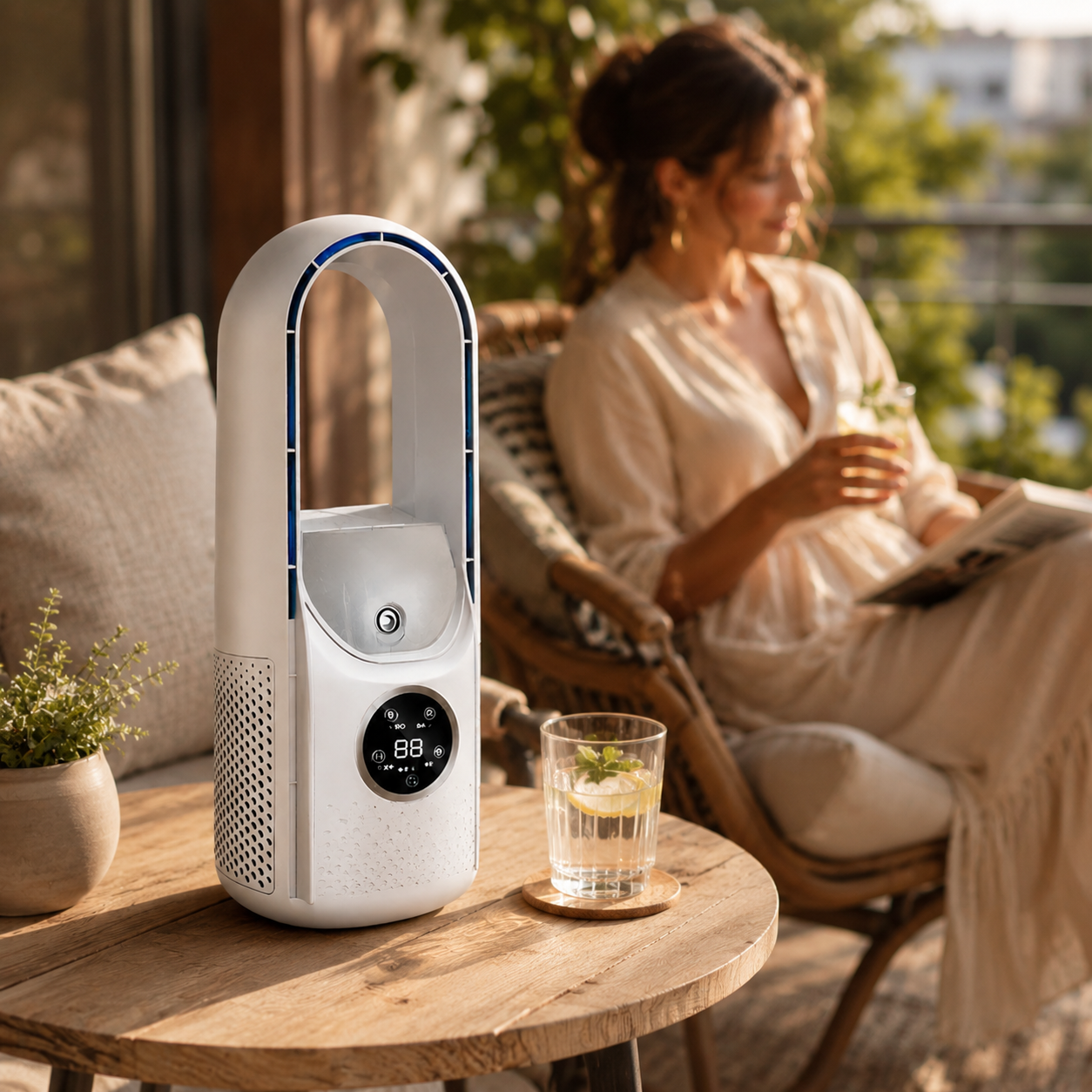 Portable Cooling Fan Bladeless Air