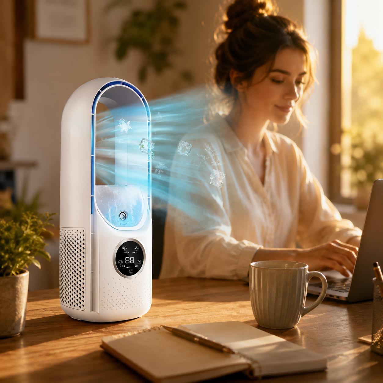 Portable Cooling Fan Bladeless Air