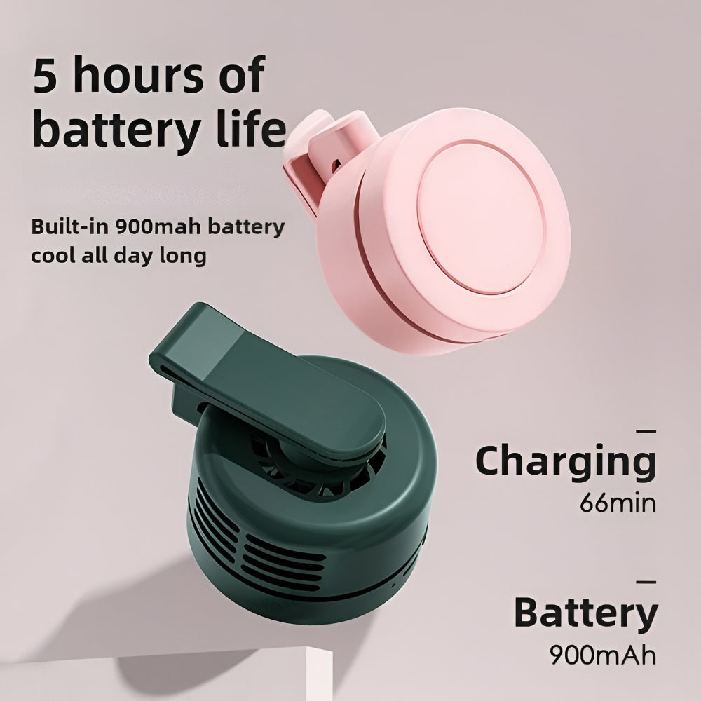 Portable Fan Mini Clip Neck Fan Adjustable