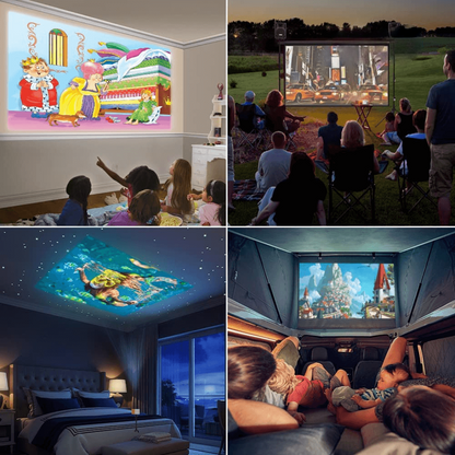 Portable Projector Mini WiFi 6 1080P