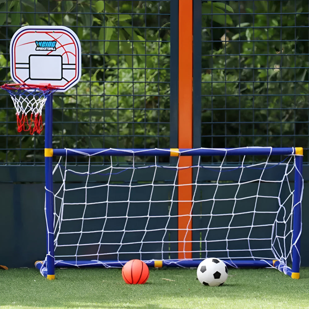 Portable Soccer Goal Basketball Toy Outdoor